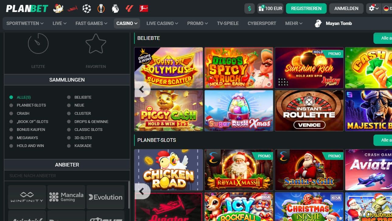 planbet spielautomaten desktop