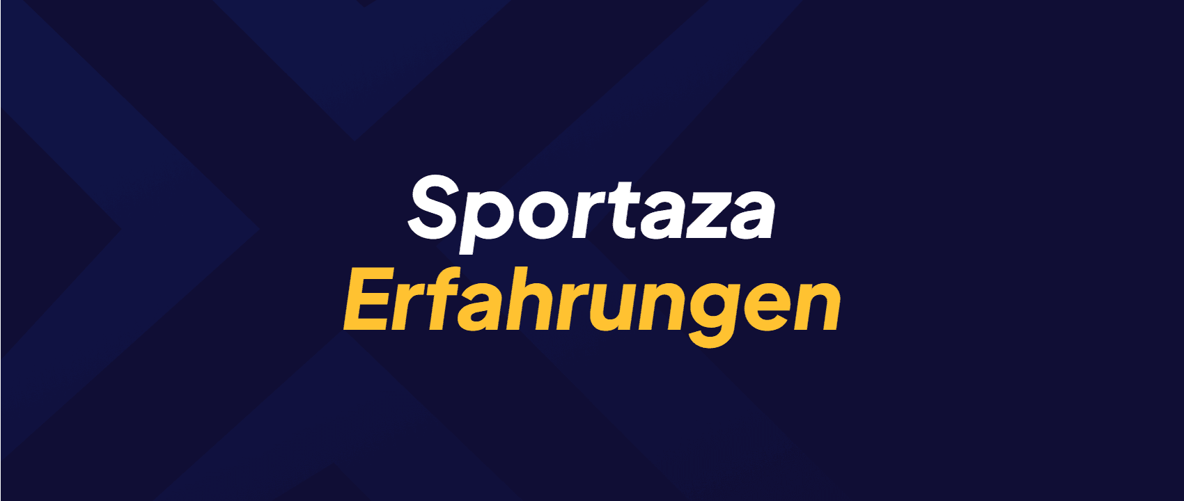 Sportaza Erfahrungen