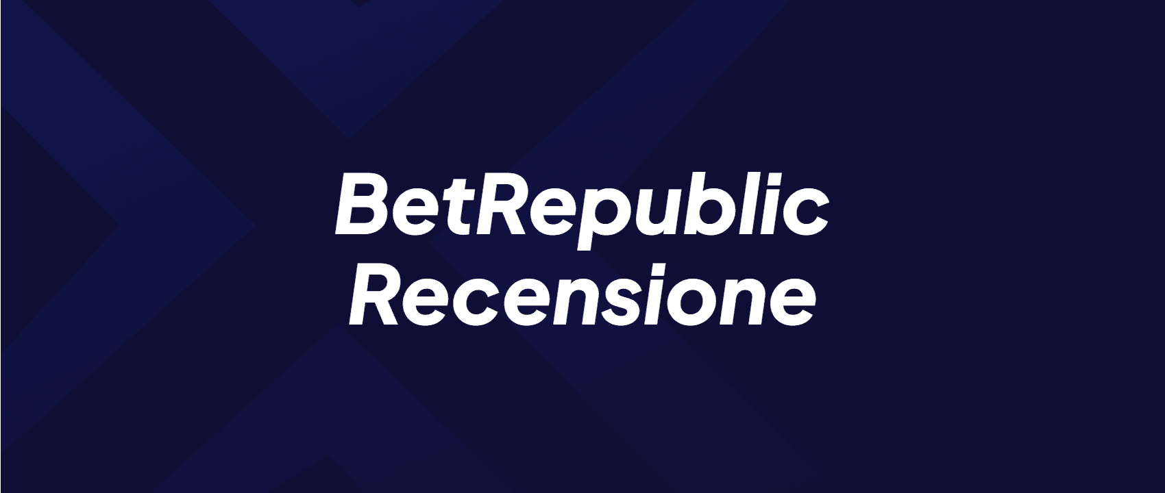 BetRepublic Recensione