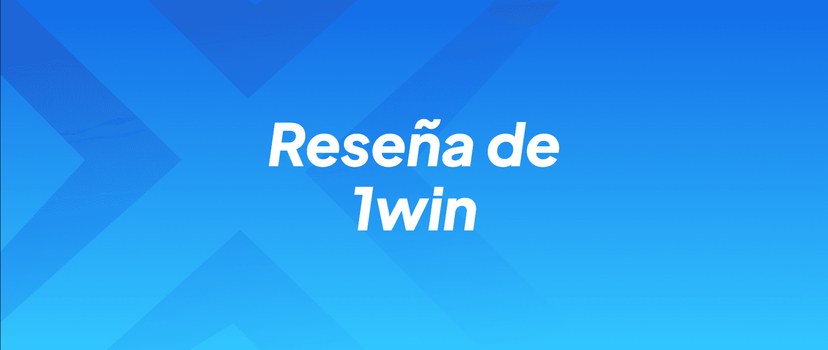 Reseña de 1win