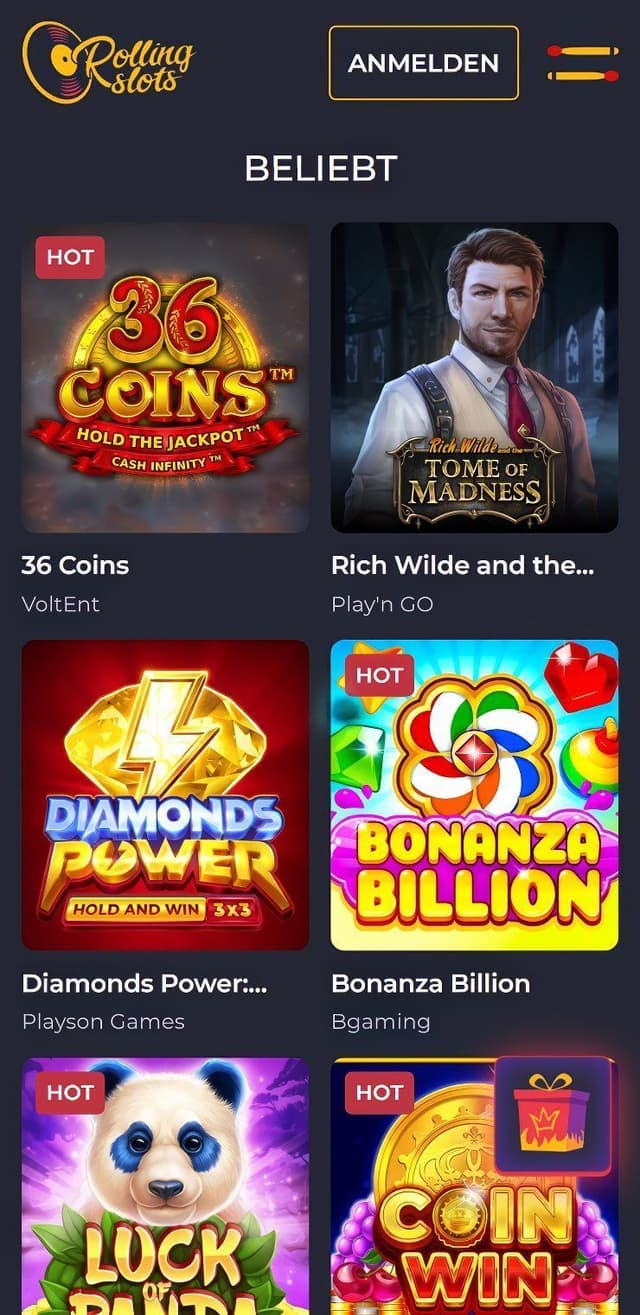 rolling slots spielautomaten mobile