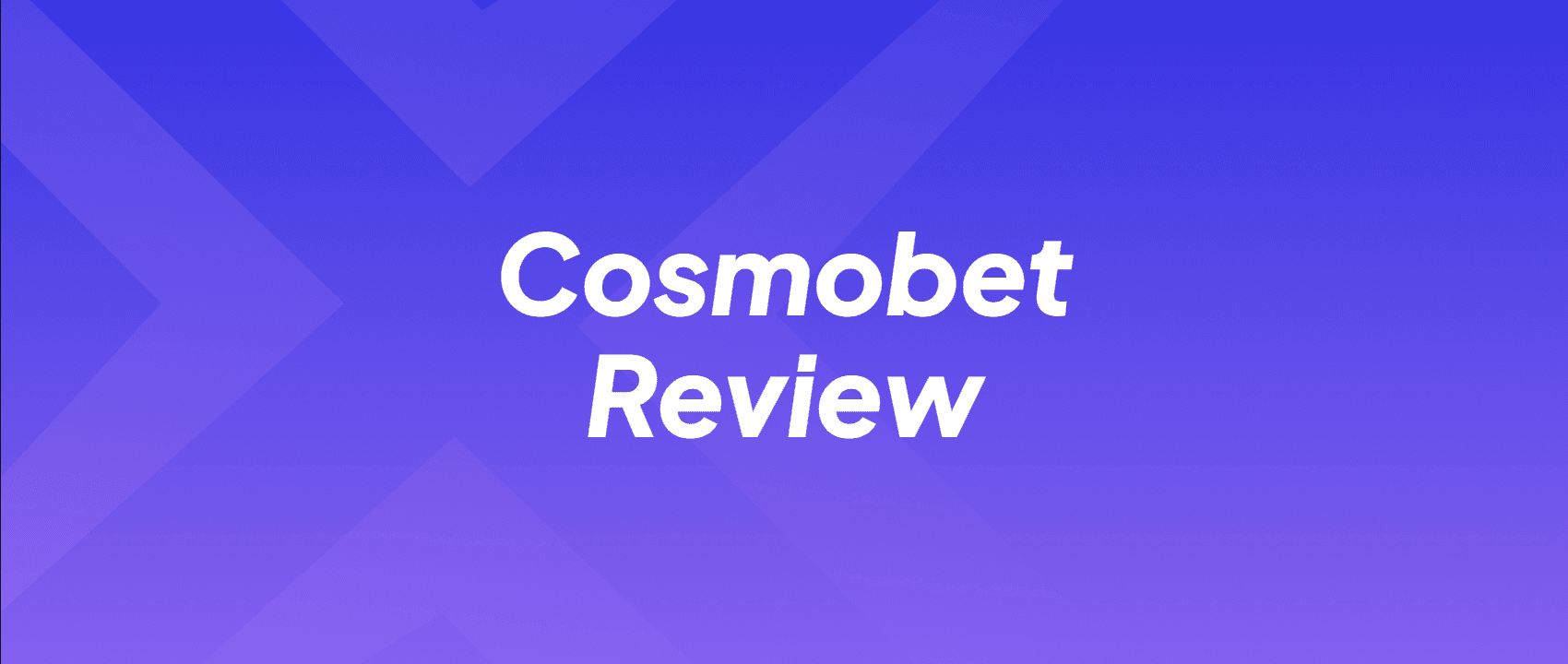 Cosmobet sportsbook review