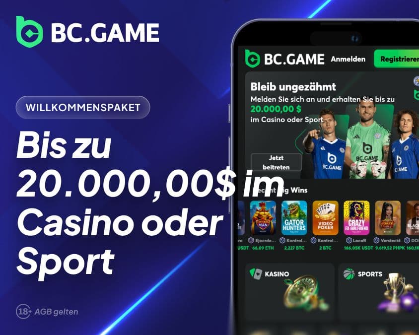 BC.game Casino Willkommensbonus
