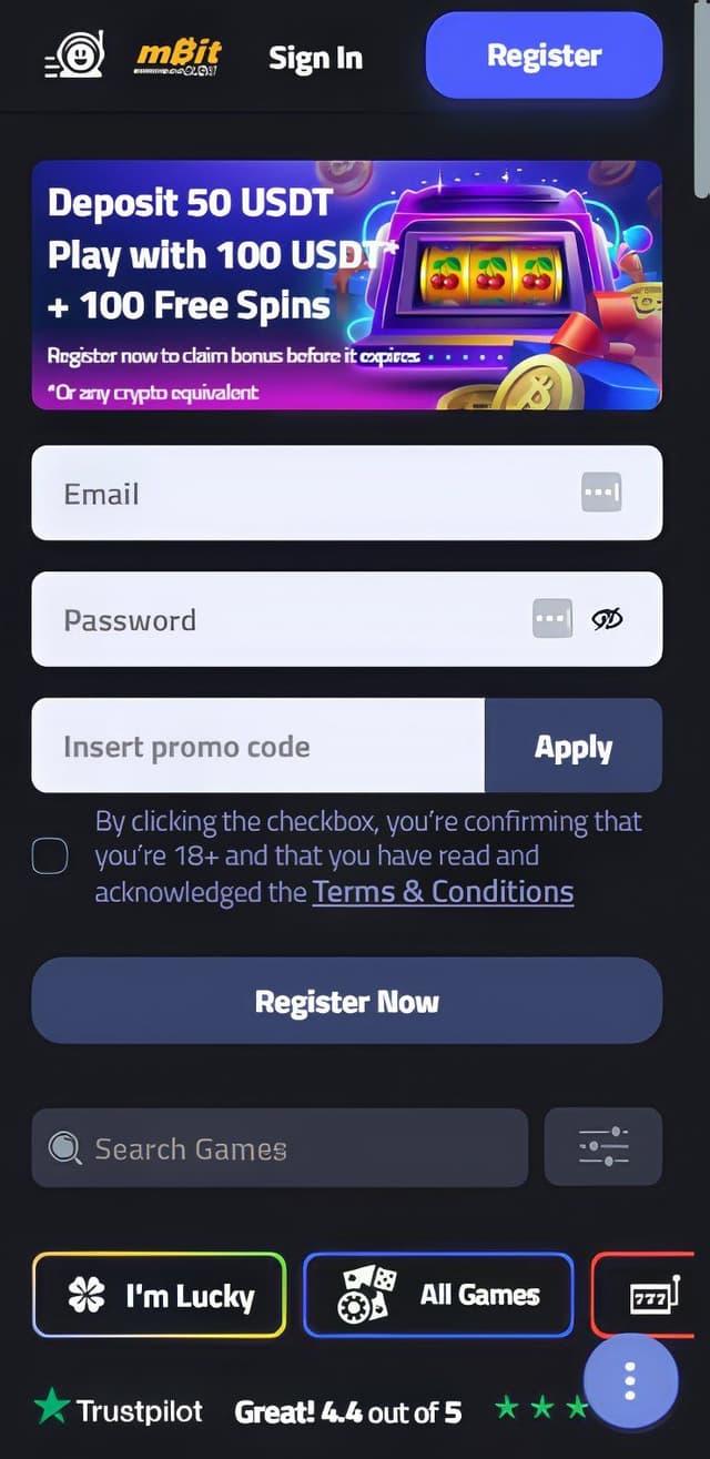 mBit Mobile Casino