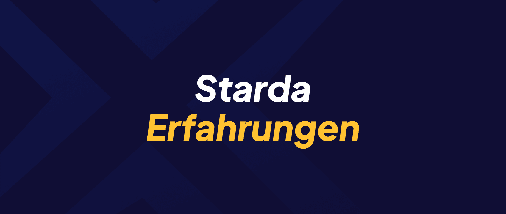 Starda Erfahrungen