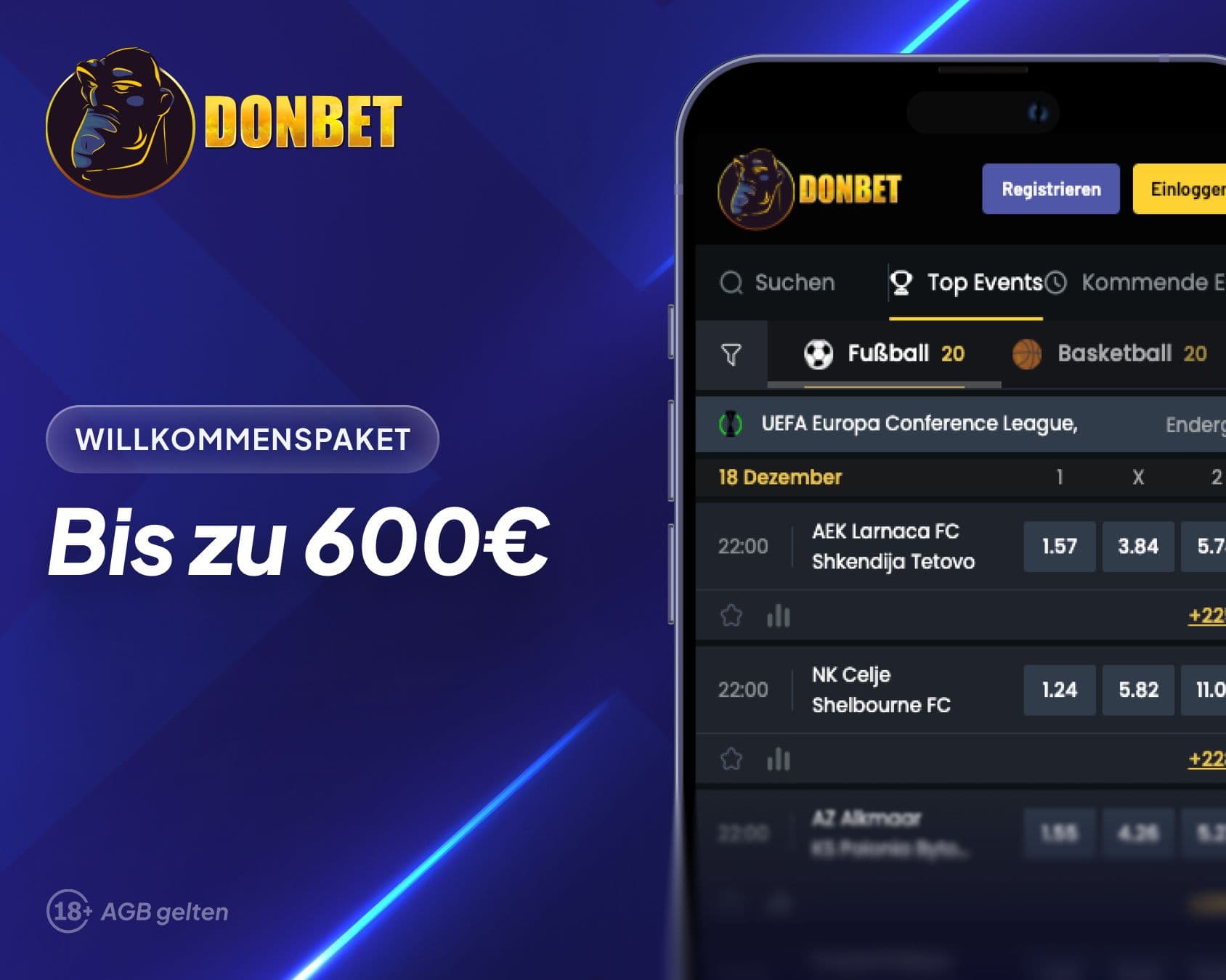 Donbet Sportwetten Willkommensbonus