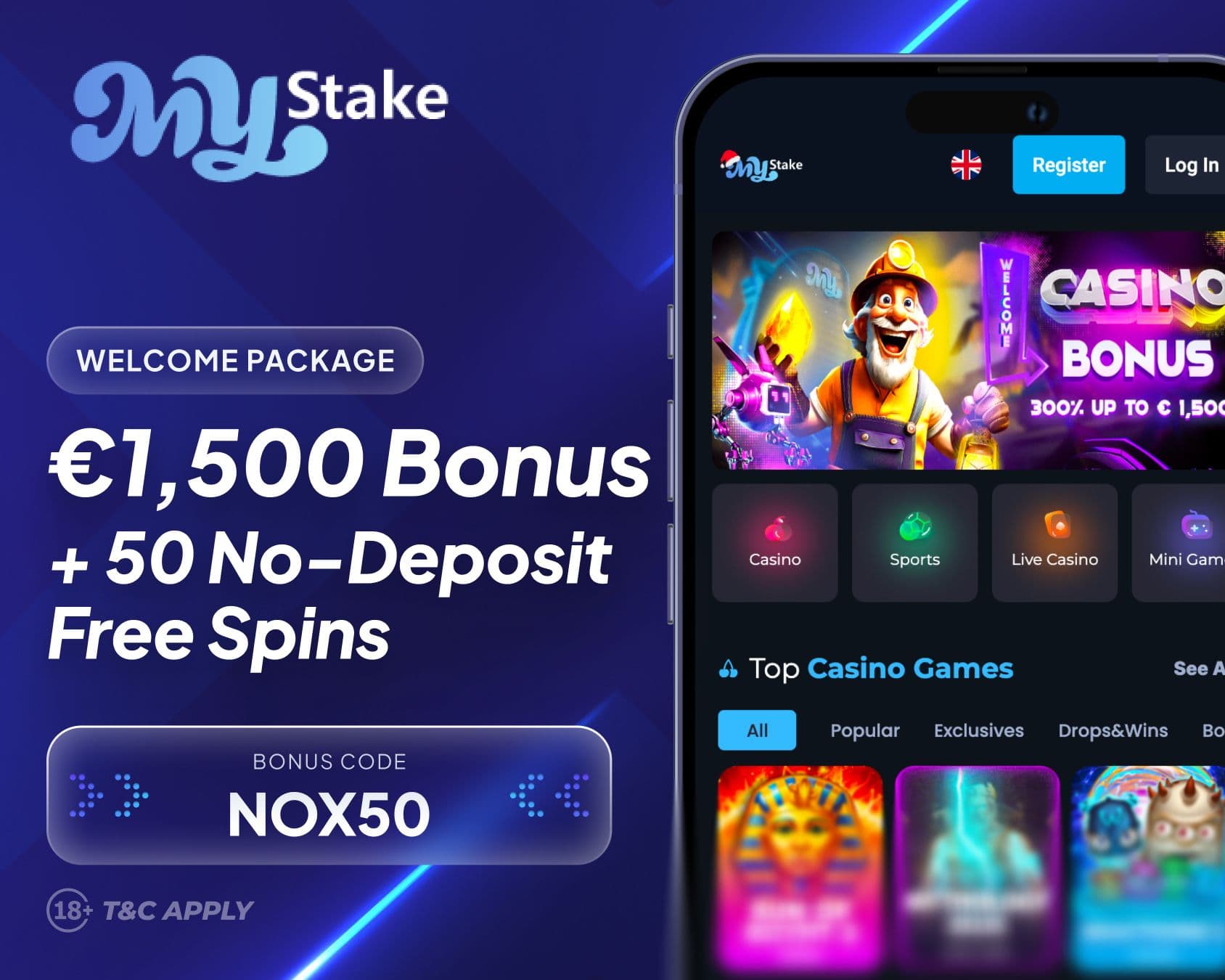mystake casino welcome offer
