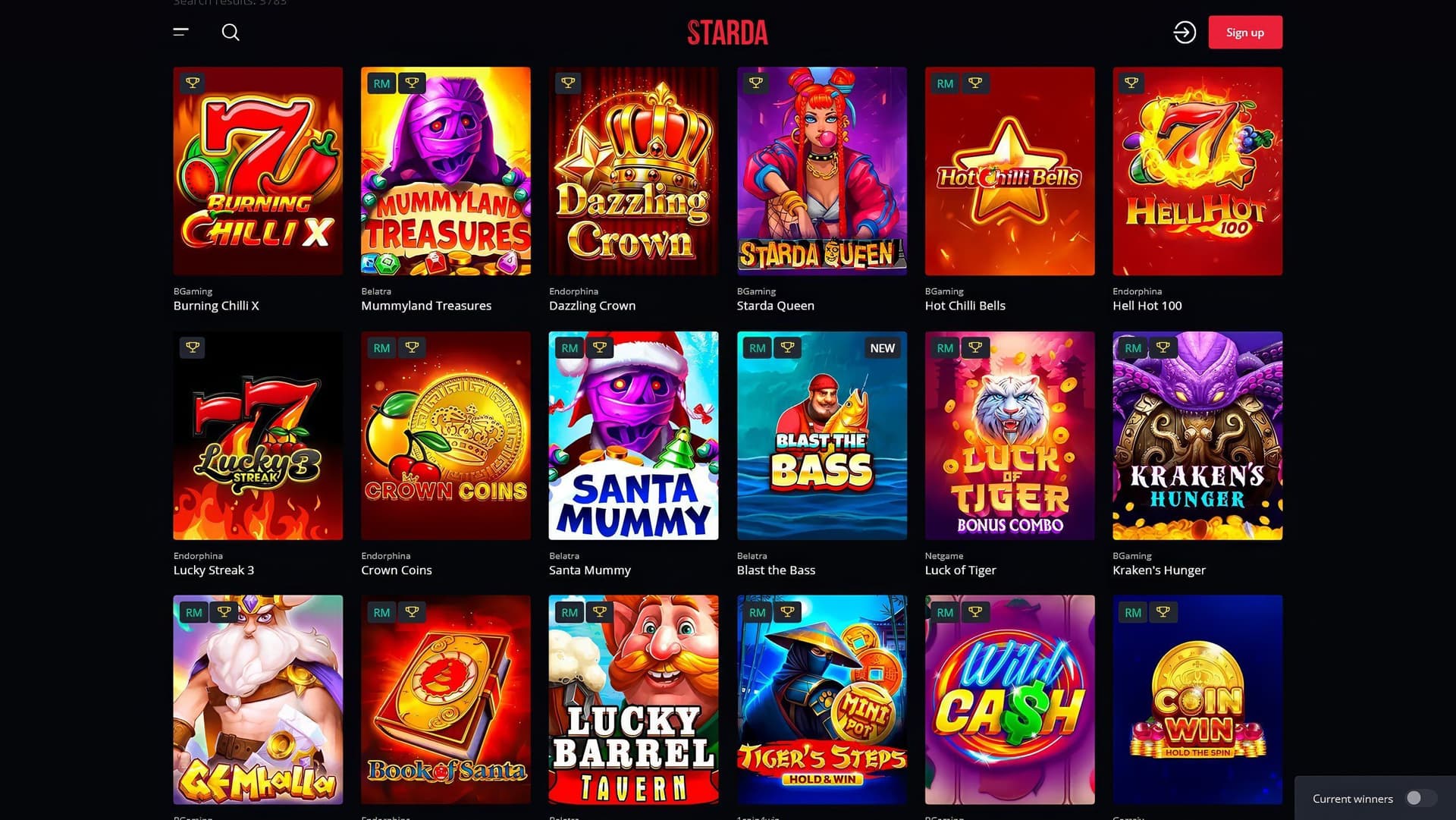 starda casino slots desktop
