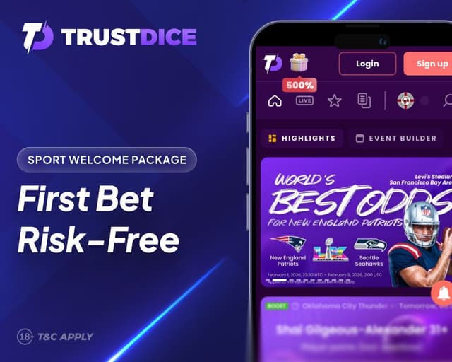 TrustDice Mobile Betting Bonus