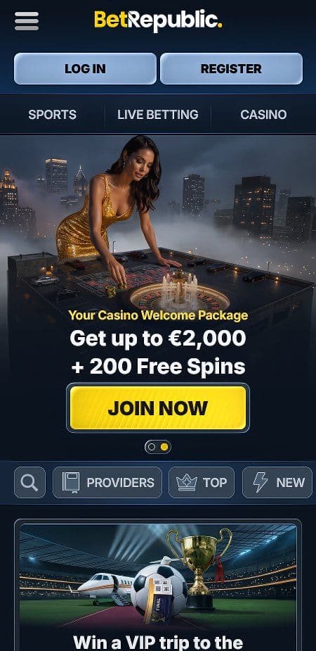 BetRepublic Casino Mobile
