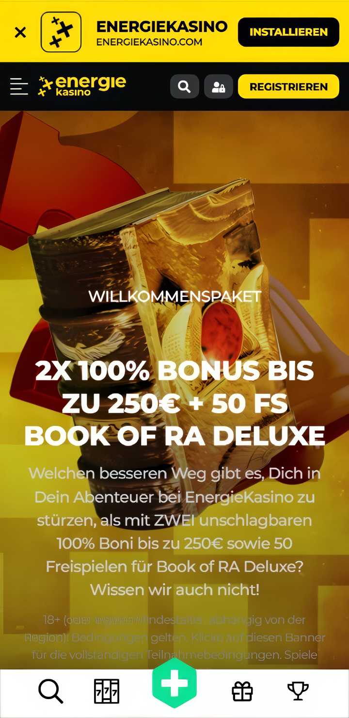 energiekasino homepage mobile