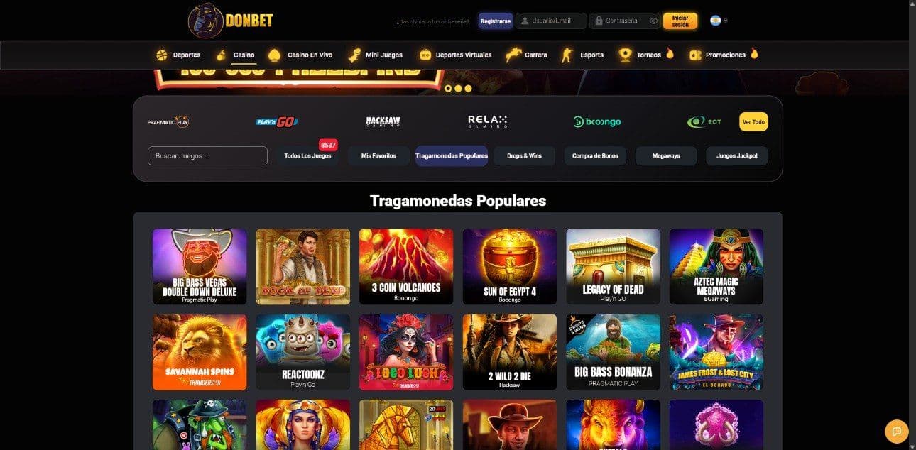 Tragamonedas de donbet