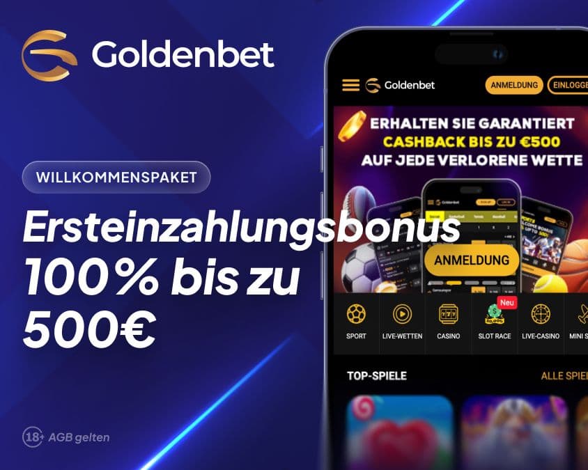 Goldenbet Willkommensbonus